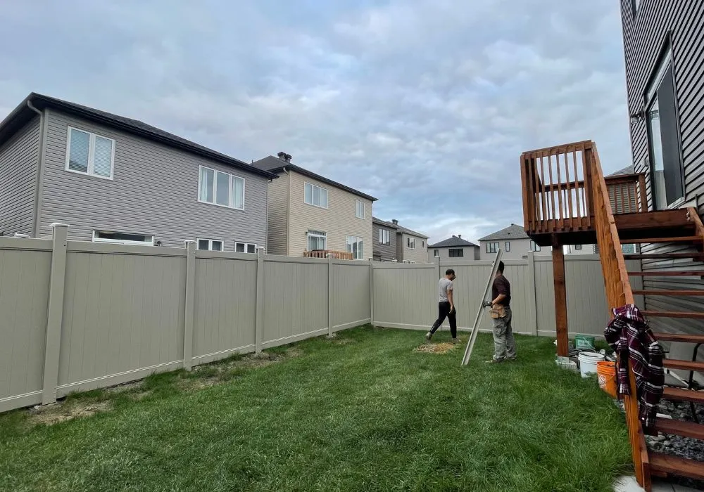 Modern PVC fence designs