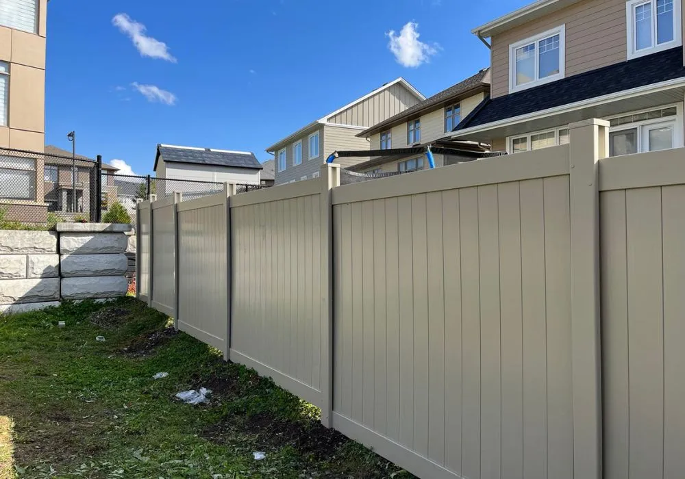 PVC fencing