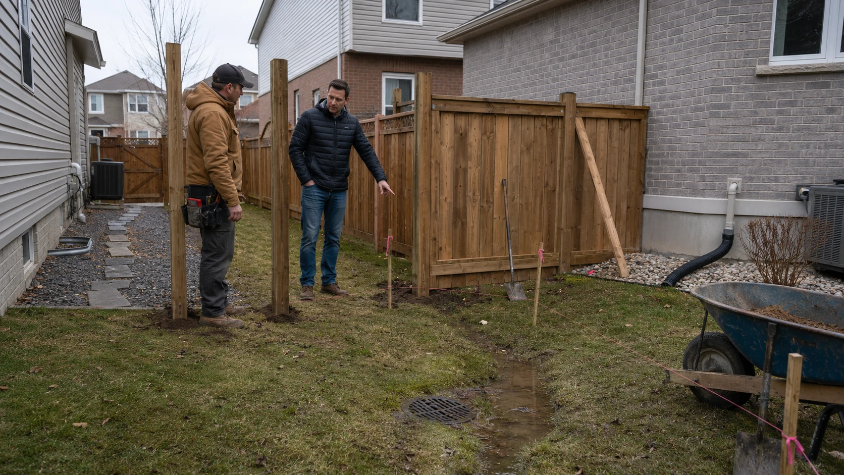 fence gate access drainage planning ottawa