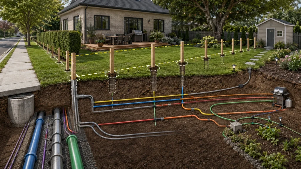 public private utility locates fence planning ottawa