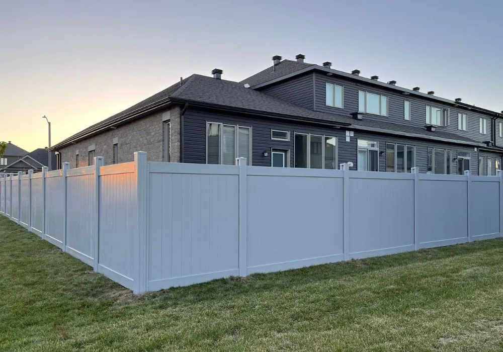 wood fence or vinyl fence